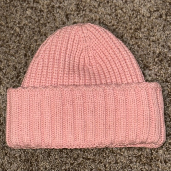 NWOT Pink Beanie - Picture 2 of 3
